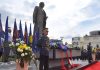 Në tre vjetorin e vendosjes së Shtatores së themeltarit të shtetit të Kosovës, Presidentit Dr. Ibrahim Rugova në Prishtinë