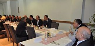 Krytari i LDK- së Isa Mustafa, sot mbajti takim me kryetarët e degëve të LDK-së.