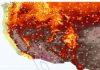 Ndryshimet klimatike, Kalifornia regjistron temperatura mbi 51.6 gradë